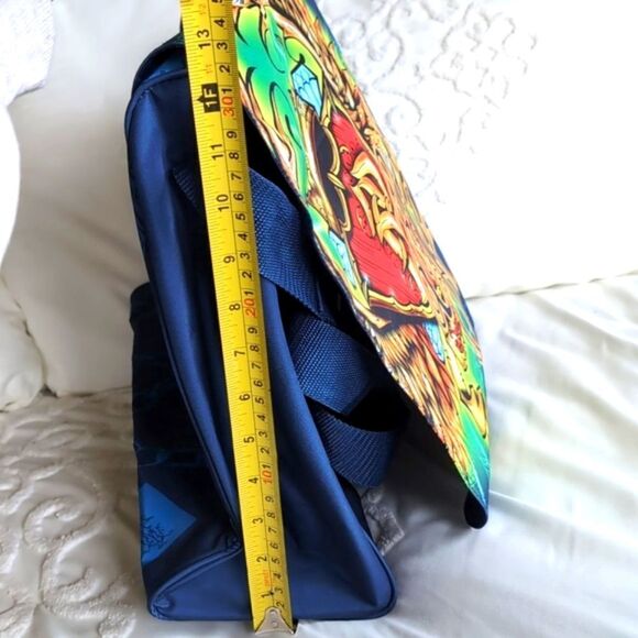 Vintage Y2K Christian Audigier /Ed Hardy XLarge Crossbody/Messenger Bag - Picture 5 of 13